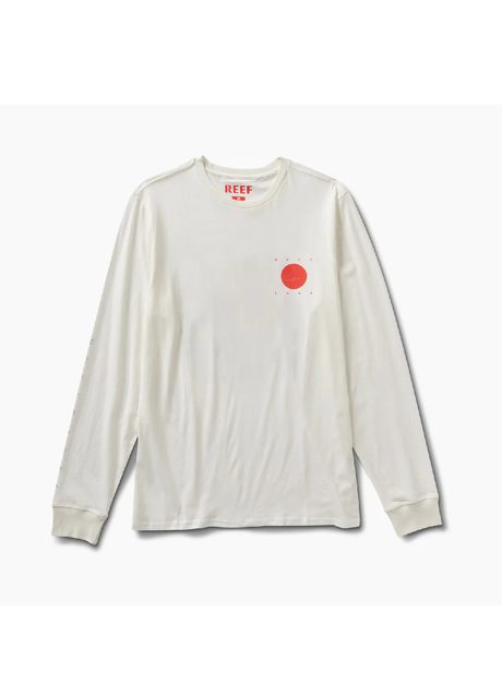 Reef Racked Longsleeve Tshirt Mens Marshmallow S