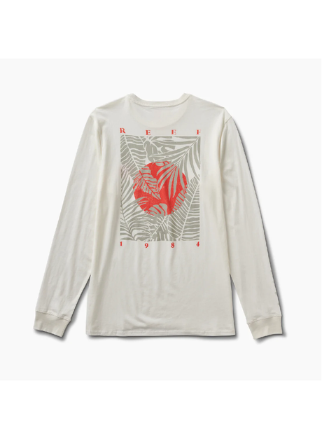 Reef Racked Longsleeve Tshirt Mens Marshmallow XL