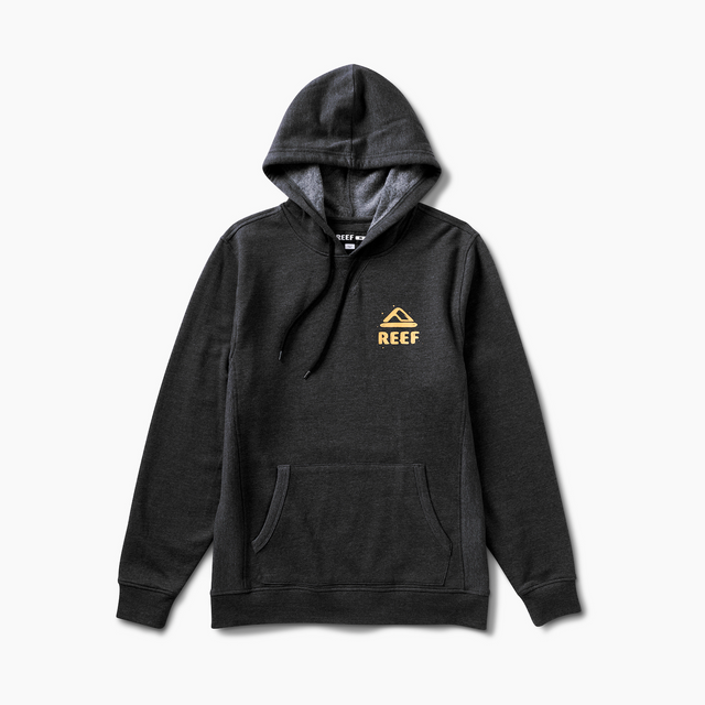 Reef Pima Pullover Hoodie Mens Charcoal