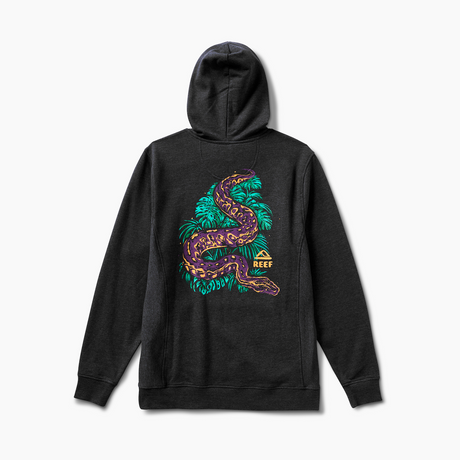 Reef Pima Pullover Hoodie Mens Charcoal L