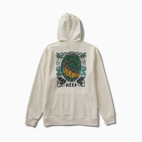 Reef Pima Pullover Hoodie Mens Marshmallow L