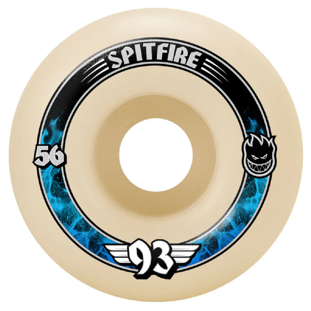Spitfire F4 93 Radial Wheels Set Blue White 56mm/93