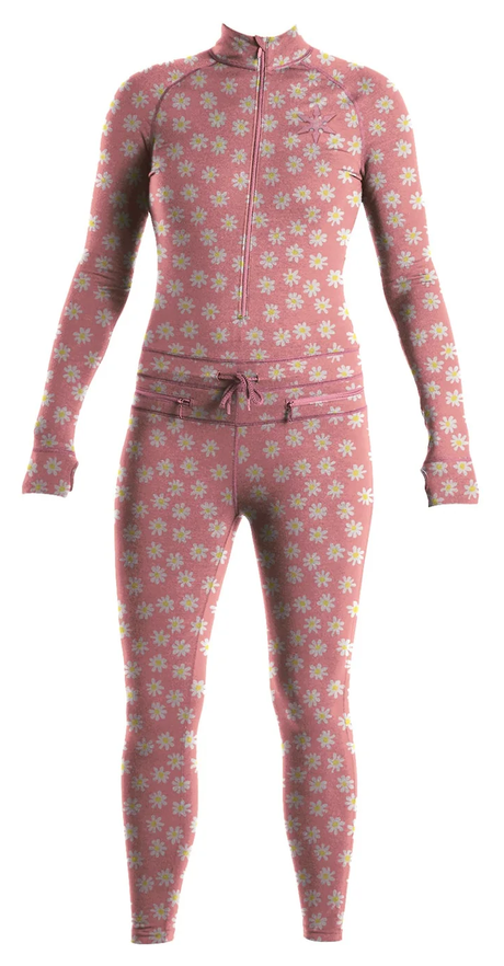 AIRBLASTER Ninja Suit Classic Womens Rose Quartz Daisy XS