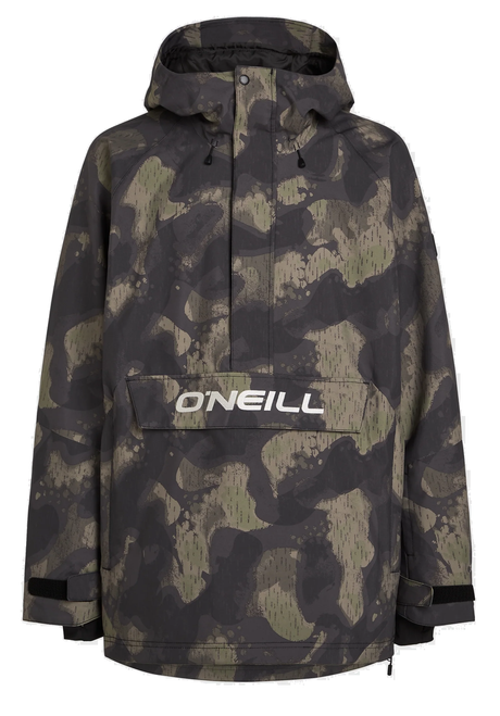 Oneill Original Anorak Snow Jacket Mens Black Night Camo XXL