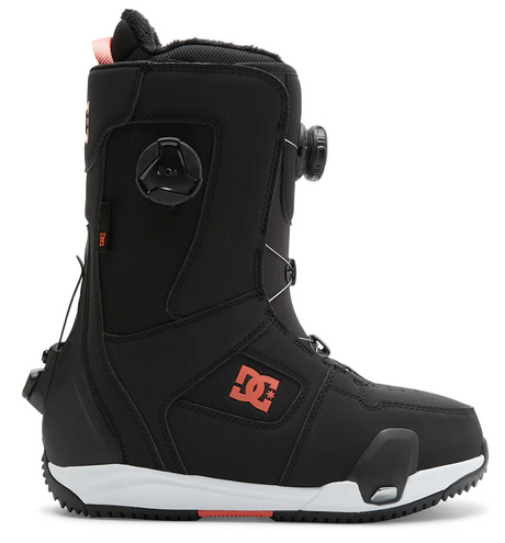 DC Phase Boa Pro Step On Snowboard Boots Womens 2025 Black Hot Coral 9.5