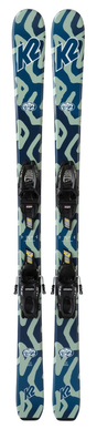K2 Indy Jr Skis FDT 4.5 QuikClick Blue 88