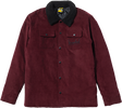 KROOKED SKRIPT JACKET JACKET XLARGE BURGUNDY