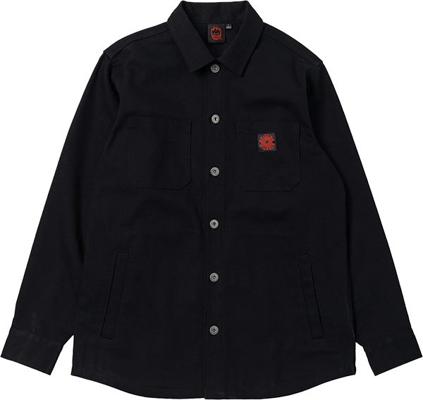SPITFIRE CLASSIC '87 SWIRL SHIRT JACKET LARGE BLACK