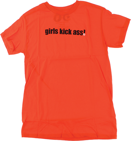 FOUNDATION GIRLS KICK ASS TSHIRT GIRLS SS TSHIRT XLARGE-ORANGE