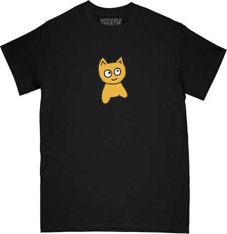 MEOW BIG CAT SS SMALL BLACK