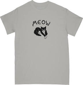 MEOW CROSS TSHIRT PAW SS TSHIRT MEDIUM ICE GREY