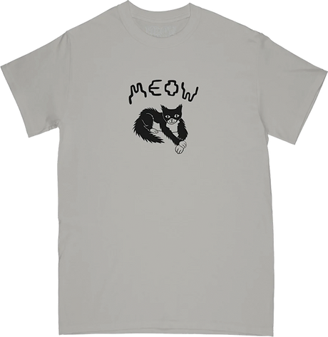 MEOW CROSS TSHIRT PAW SS TSHIRT MEDIUM ICE GREY