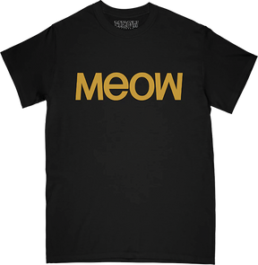 MEOW METRIC SS TSHIRT LARGE BLACK
