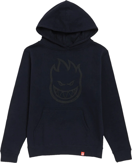 SPITFIRE BIGHEAD YTH HOODIE SWEATSHIRT MEDIUM CLASSIC NAVY BLACK