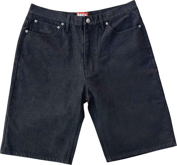 BAKER WARNER JEAN SHORTS 32-BLACK