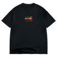 APRIL RUSTED OVER SS TSHIRT LARGE BLACK