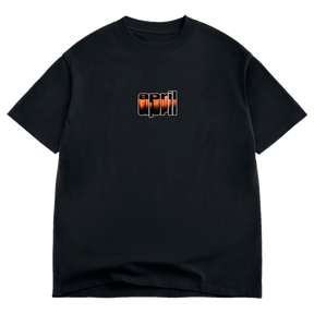 APRIL RUSTED OVER SS TSHIRT LARGE BLACK