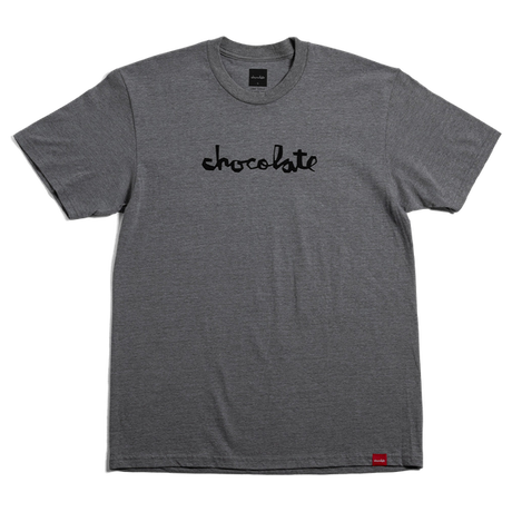 CHOCOLATE CLASS TSHIRTIC CHUNK SS TSHIRT SMALL HEATHER GREY/BLK