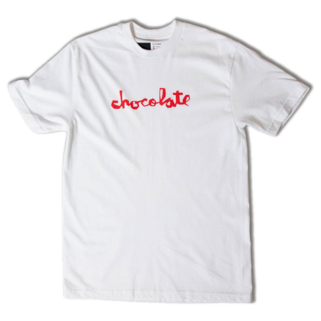 CHOCOLATE CLASS TSHIRTIC CHUNK SS TSHIRT SMALL WHT/RED