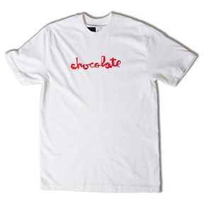 CHOCOLATE CLASS TSHIRTIC CHUNK SS TSHIRT MEDIUM WHT/RED
