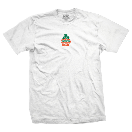 DGK JARRITOS BOTELLA SS TSHIRT SMALL WHITE