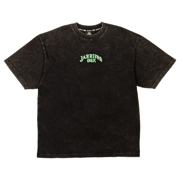 DGK JARRITOS SABOR KNIT SS TSHIRT SMALL WASH BLK