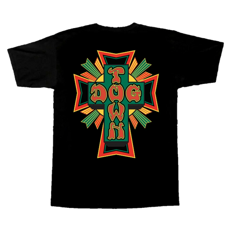 DT CROSS TSHIRT LOGO RASTA SS TSHIRT 2XLARGE BLACK