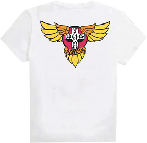 DOGTOWN WINGS 70'S SS TSHIRT XLARGE WHITE