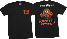 HEROIN EGGZILLA 3 SS TSHIRT SMALL-BLK