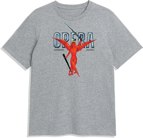 OPERA SWORD SS TSHIRT SMALL-HEATHER GREY