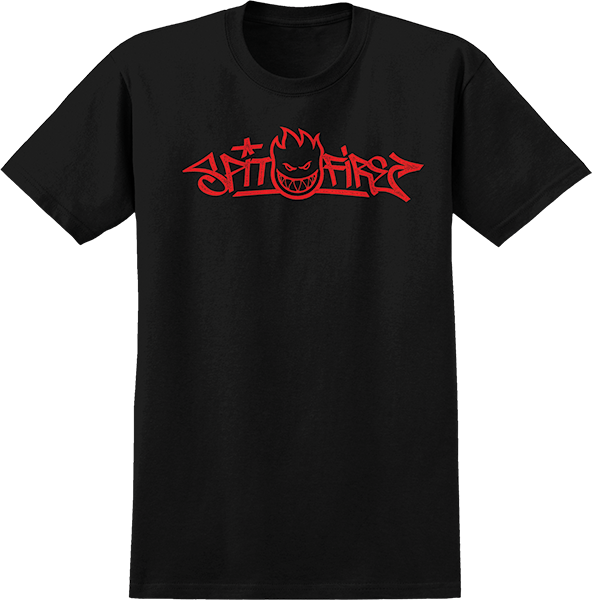 SPITFIRE VINZ SS TSHIRT S-BLACK