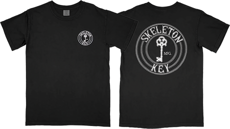 SKELETON KEY OG CIRCLE LOGO SS TSHIRT MEDIUM BLACK