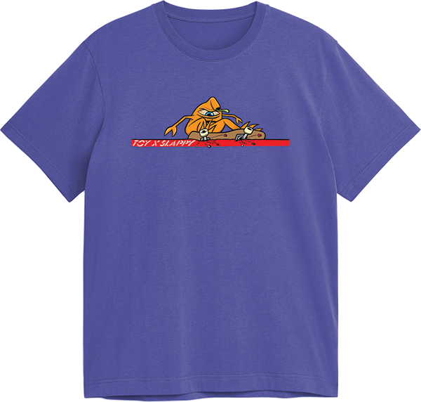 SLAPPY TOY MACHINE SS TSHIRT LARGE LILAC