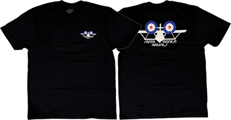 SMA BI-PLANE SS TSHIRT SMALL BLACK