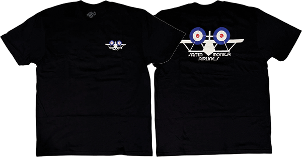 SMA BI-PLANE SS TSHIRT XXLARGE BLACK