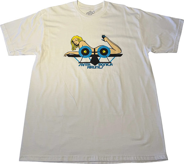 SMA GIRL ON PLANE SS TSHIRT XLARGE WHITE