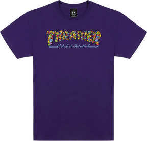 THRASHER SPANKY LONG SMILE SS TSHIRT MEDIUM-PURPLE