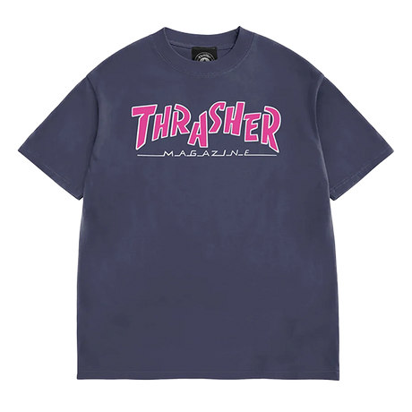 THRASHER PARRA MAG VINTAGE SS TSHIRT XLARGE NAVY