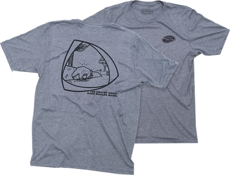 THE HEATED WHEEL BANK MAULER SS TSHIRT XLARGE INDIGO