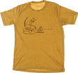 THE HEATED WHEEL PEANUT PONDER SS TSHIRT LARGE GOLD