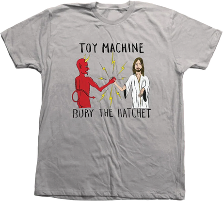 TOY MACHINE BURY THE HATCHET SS XLARGE GREY