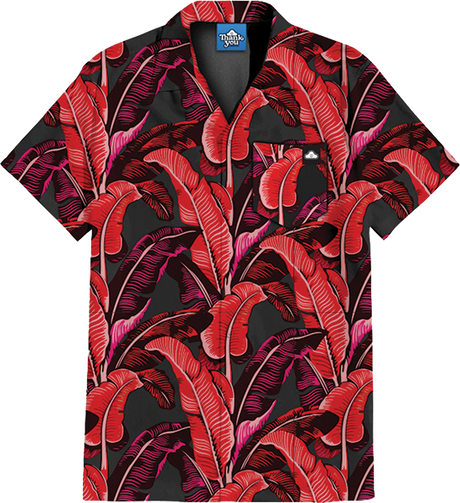 THANK YOU BUNGALOW SS TSHIRT HAWAIIAN SHIRT LARGE
