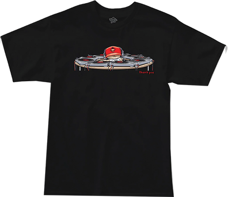 THANK YOU RONNIE CREAGER MIX MASTER SS TSHIRT LARGE BLACK