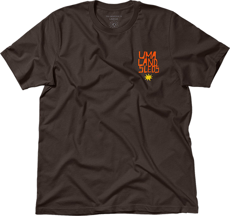 UMA STACKED SS TSHIRT XLARGE BROWN