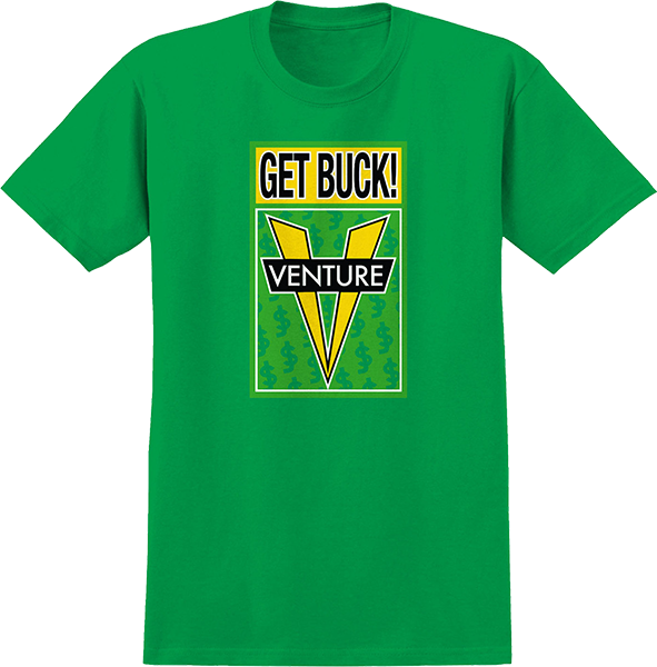 VENTURE SHAKE JUNT AWAKE SS TSHIRT MEDIUM IRISH GRN
