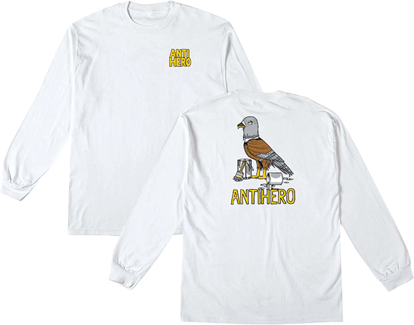 ANTI HERO BERES FIRST LONGSLEEVE LARGE WHITE MULTI