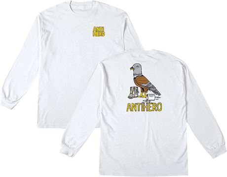 ANTI HERO BERES FIRST LONGSLEEVE LARGE WHITE MULTI