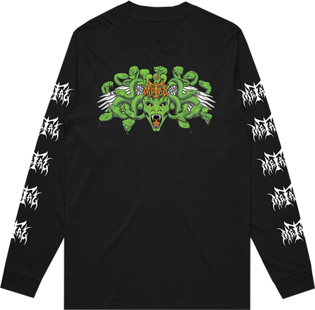 METAL MEDUSA LONGSLEEVE TSHIRT LARGE BLACK