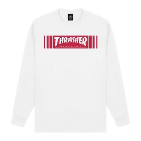 THRASHER BAR LONGSLEEVE TSHIRT XLARGE WHITE