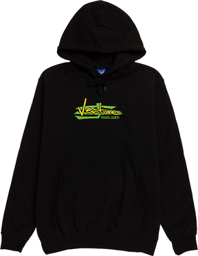 VENTURE SHAKE JUNT PAID HOODIE SWEATSHIRT LARGE  BLACK